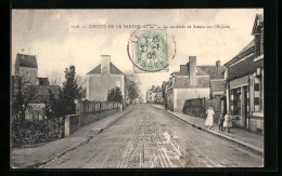 CPA Sceaux-sur-l`Huisne, La Traversee De Sceaux-sur-l`Huisne  - Autres & Non Classés