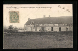 CPA Connerré-Beillé, Route Conduisant De La Gare De L`Ouest A Connerré  - Autres & Non Classés