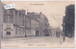 EPERNAY- RUE EUGENE MERCIER- LE TRAMWAY- PUB CACAO VAN HOUTEN- - Epernay