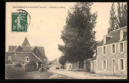 CPA Rouperroux-le-Coquet, L`Entrée Du Bourg  - Autres & Non Classés