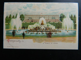 VERSAILLES                 CARTE TRANSPARENTE METEOR                   LE BASSIN DE LATONE - Versailles (Château)