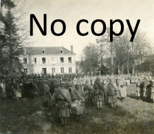 PHOTO FRANCAISE - REVUE AU QG DE LA 5e ARMEE A JONCHERY SUR VESLE PRES DE TINQUEUX - REIMS MARNE GUERRE 1914 1918 - War, Military