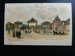 VERSAILLES                 CARTE TRANSPARENTE METEOR                   PALAIS DE VERSAILLES - Versailles (Schloß)