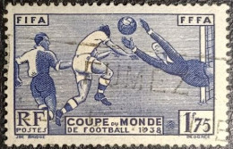 FRANCE Y&T N° 396. 1F75 Outremer. Coupe Mondiale De Football à Paris. Cachet Publicitaire. T.B... - Usati