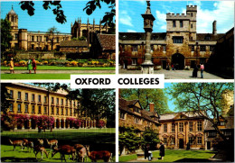 14-5-2024 (5 Z 10) UK - City Of Oxford (with Colleges) 2 Postcards - Oxford