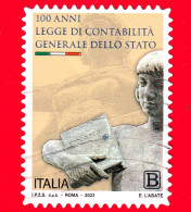 ITALIA - Usato - 2023 - 100 Anni Della Legge Di Contabilità Generale Dello Stato - B - 2021-...: Afgestempeld