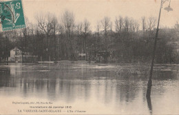 LA VARENNE SAINT HILAIRE  INONDATIONS DE JANVIER 1910  CPA  CIRCULEE - Other & Unclassified