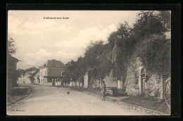 CPA Coemont-sur-Loir, Vue De La Rue Avec Des Maisons  - Altri & Non Classificati