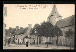 CPA Tennie, Place De L`Eglise  - Andere & Zonder Classificatie