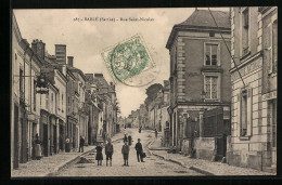 CPA Sablé, Rue Saint-Nicolas  - Andere & Zonder Classificatie