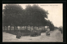 CPA Challes, Place De La Mairie  - Autres & Non Classés