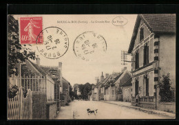 CPA Bourg-le Roi, La Grande Rue, La Poste  - Other & Unclassified