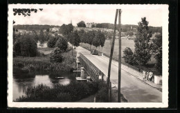 CPA Montfort-le-Rotrou, Le Pont Sur L`Huisne Et Vue D`ensemble  - Other & Unclassified