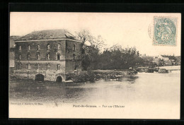 CPA Pont-de-Gennes, Vue Sur L`Huisne  - Altri & Non Classificati