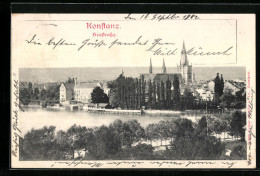 AK Konstanz, Seestrasse Mit Kirche  - Konstanz