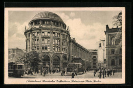 AK Berlin, Cafe Vaterland Am Potsdamer Platz Mit Strassenbahn  - Dierentuin