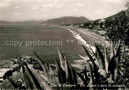 72811856 Cavi Di Lavagna Tra Agave E Fiori La Spiaggia Cavi Di Lavagna - Sonstige & Ohne Zuordnung