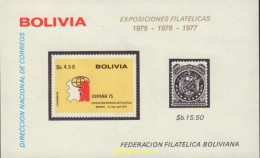 730745 MNH BOLIVIA 1975 EXPOSICIONES FILATELICAS - Bolivien