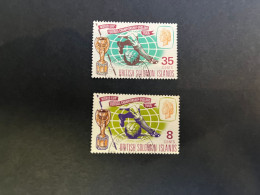 14-5-2024 (stamp) Used / Obliterer -  World Cup Football 1966 - Ascension Islands (2 Values) - 1966 – Engeland