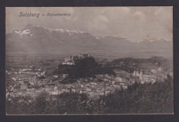 Ansichtskarte Salzburg Österreich Totalansicht Kapuziner Berg Gebirge - Andere & Zonder Classificatie