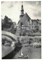 72811586 Insterburg Tschernjachowsk Evangelische Kirche Und Angerappbruecke  - Russie