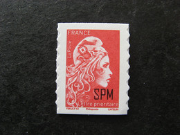 Saint Pierre Et Miquelon: TB N° 1298: Marianne L'Engagée Autoadhésive Rouge De 2022, Neuve XX. - Unused Stamps