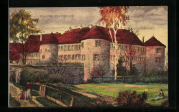 Künstler-AK Schorndorf, Schloss Schorndorf  - Schorndorf
