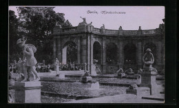 AK Berlin-Friedrichshain, Blick Zum Märchenbrunnen  - Friedrichshain