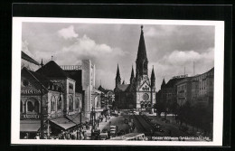 Foto-AK Berlin-Charlottenburg, Kaiser Wilhelm Gedächtniskirche  - Charlottenburg