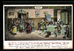 AK Schorndorf, Die Weiber Von Schorndorf, Scene Aus Dem Jahre 1688, Wandgemälde Am Rathaus  - Schorndorf