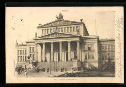 AK Berlin, Partie Am Kgl. Schauspielhaus, Gendarmenmarkt  - Mitte