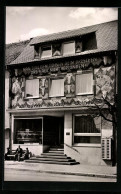 Foto-AK Bad Wurzach, Metzgerei Gasthof Zum Ochsen A. Wegmann, Strassenansicht  - Bad Wurzach