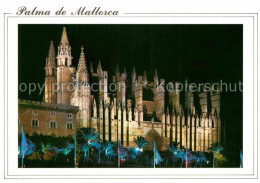 72807736 Palma De Mallorca Catedral Siglo XIII Notturno Palma De Mallorca - Andere & Zonder Classificatie