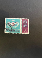 14-5-2024 (stamp) Obliterer  / Used - Co-operation Year 1965 - UK New Hebrides (2 Values) - Gibraltar