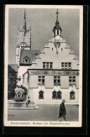 AK Friedrichshafen, Rathaus Mit Zeppelinbrunnen  - Friedrichshafen