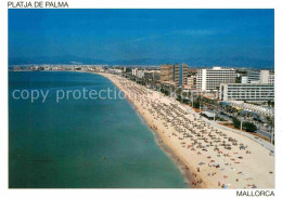 72807731 Platja De Palma Panorama Strand Hotels Fliegeraufnahme Palma De Mallorc - Altri & Non Classificati