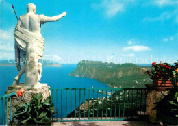 72807671 Anacapri Panorama Kueste Statue Anacapri - Sonstige & Ohne Zuordnung