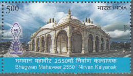 INDIA, 2024, Bhagwaan Mahaveer, 2550th Nirvan Kalyanak , 1 V,  MNH, (**) - Ongebruikt