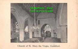 R354575 Church Of St. Mary The Virgin Guildford. Post Card - World