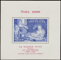 BL20** (321A) - Noël Sainte Nuit / Kerstmis Heilige Nacht - Peinture / Schilderij - Le Corrège / Corregio - Unused Stamps