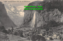 R354662 Lauterbrunnen 707 M Und Staubbach. M 492. Edition Photoglob - World