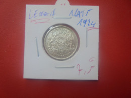 LETTONIE 1 Lats 1924 ARGENT (A.3) - Latvia