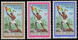 319/321** - 10e Anniversaire De La Révolution / 10e Verjaring Van De Revolutie / 10. Jahrestag Der Revolution - RWANDA - Unused Stamps