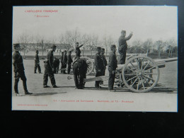 ARTILLERIE DE CAMPAGNE           MATERIEL DE 75    POINTAGE - Ausrüstung