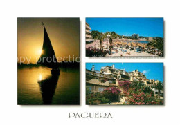 72805838 Paguera Mallorca Islas Baleares Promenade Strand Hotel Sonnenuntergang  - Andere & Zonder Classificatie