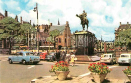 72805698 Den Haag Buitenhof Met Standbeeld Willem II Denkmal Reiterstandbild S G - Sonstige & Ohne Zuordnung