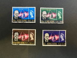 14-5-2024 (stamp) Used / Obliterer - Hong Kong (4 Stamps) Sir Winston Churchill - Sir Winston Churchill