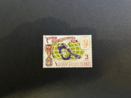 14-5-2024 (stamp) Mint / Neuf -  World Cup Football 1966 - Gilbert & Ellice Island (1 Value) - 1966 – England