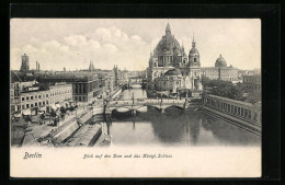 AK Berlin, Blick Auf Den Dom Und Das Königliche Schloss  - Mitte