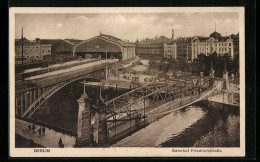 AK Berlin, Bahnhof Friedrichstrasse Mit Brücke  - Mitte